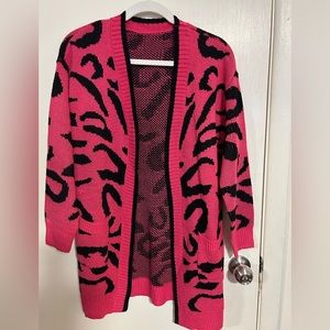 NWOT Shein Pink Cardigan